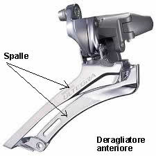 front derailleur - deragliatore anteriore