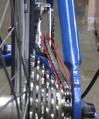 poorly working bicycle chain - catena bici che lavora male