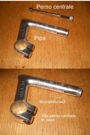 Pipa con vite - Classic stem with screw