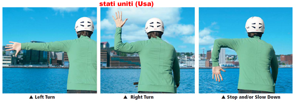 How to Signal Right Turns on Your Bike in U.S.A. - Come segnalare la svolta a destra e sinistra in U.S.A.