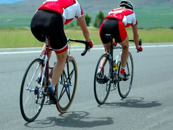 aerodynamic cyclist position - posizione areodinamica cicilsta